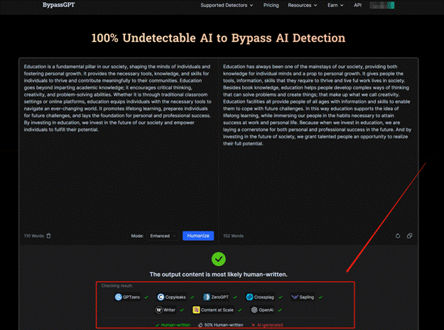 BypassGPT: The Ultimate AI Bypasser for Undetectable Content