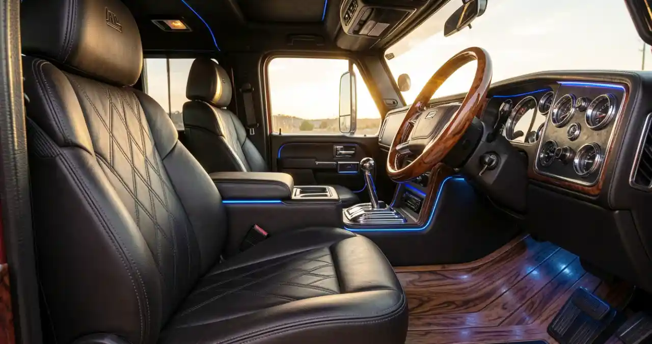 The Most Overlooked Interior Upgrades for a Hard-Working Peterbilt 379