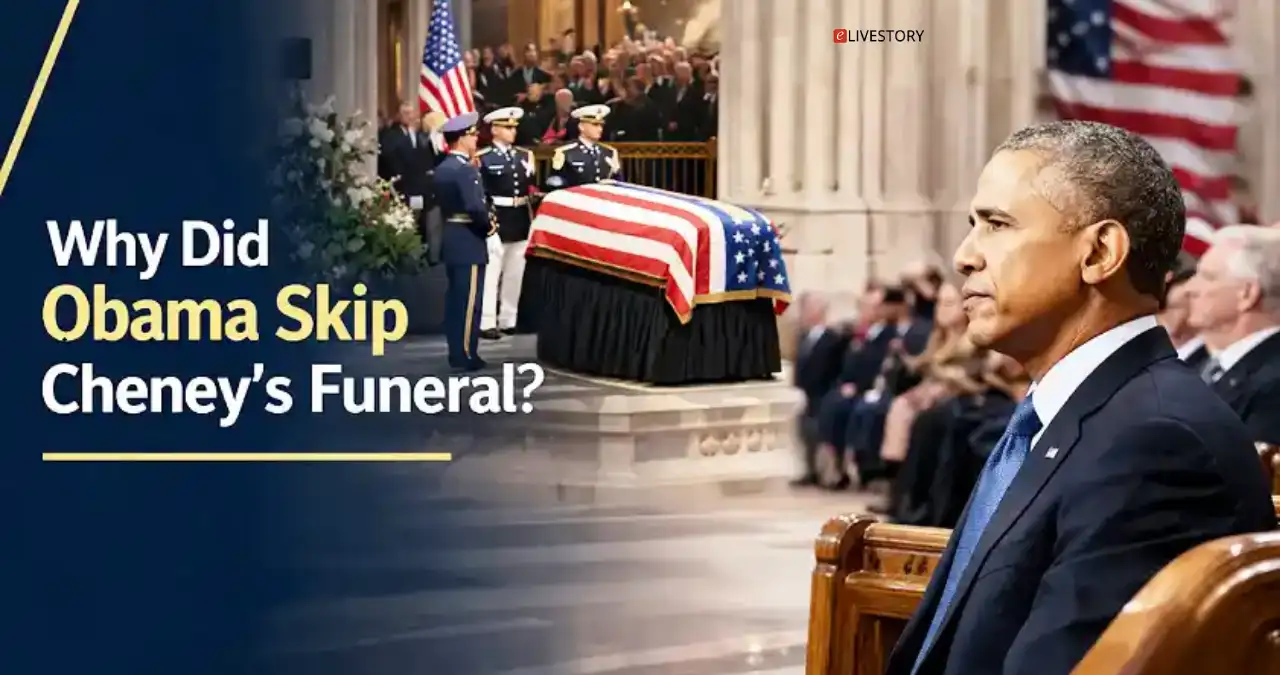 Was Obama invited to Cheney's funeral, or skipped it?