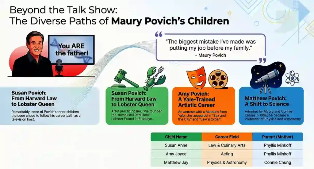 Career background of Maury Povich’s kids