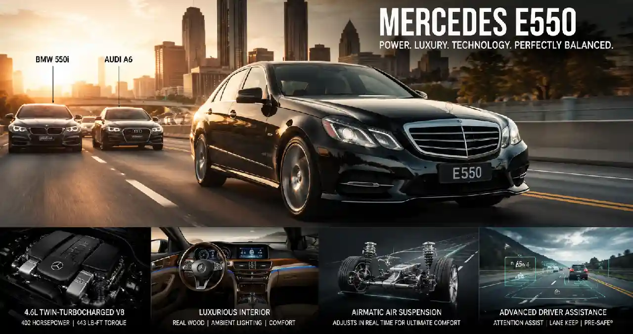 What Makes the Mercedes E550 Different From Other Luxury Sedans