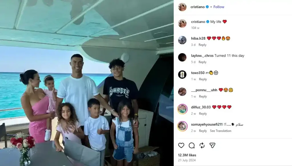 Cristiano Ronaldo children