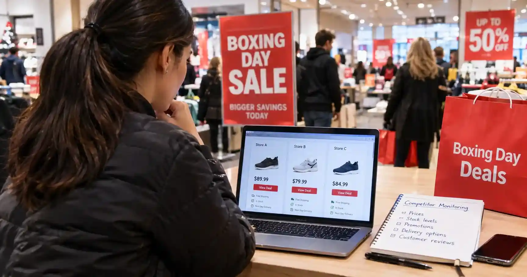Why Retailers Closely Monitor Competitors During Boxing Day Deals